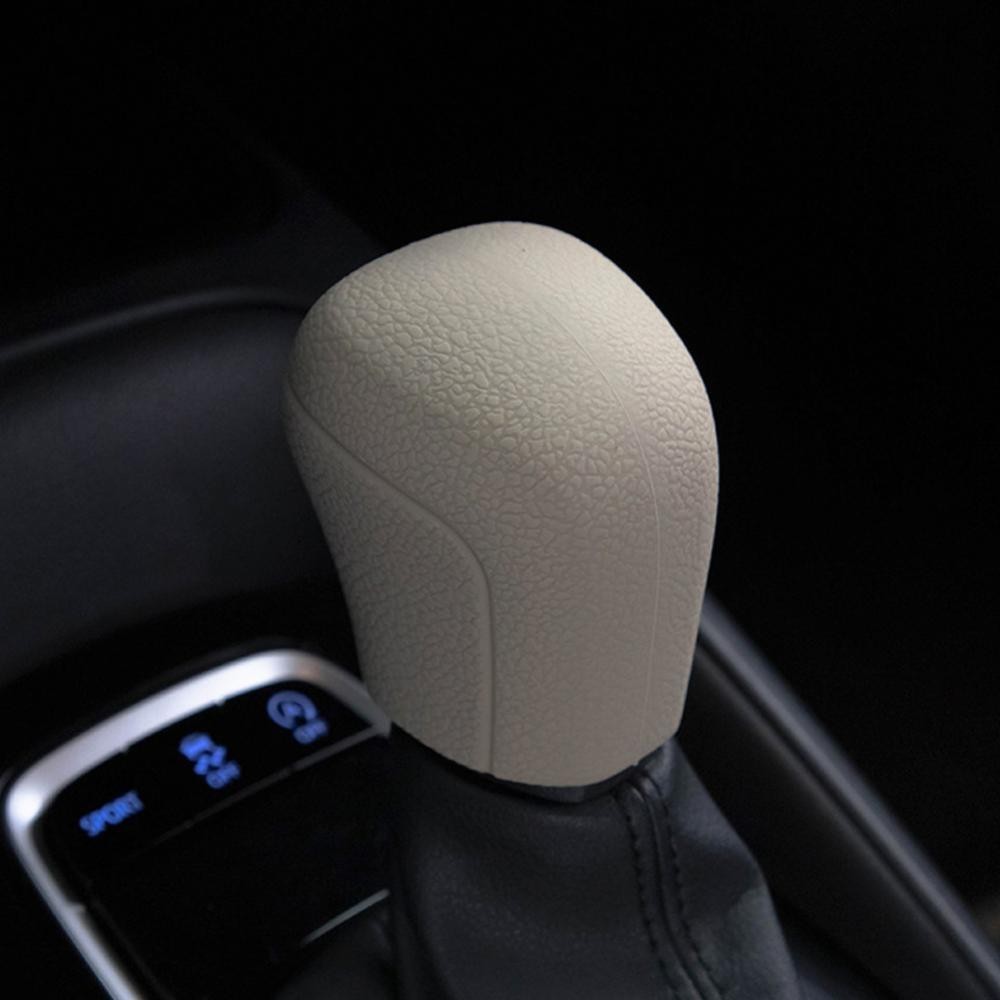 Ys ซิลิโคนรถเกียร์ Shift COLLAR Shift Knob Grips ฝาครอบ Shift Lever ตกแต่งสําหรับ Toyota Corolla Thunder Camry CHR IZOA L3Y7