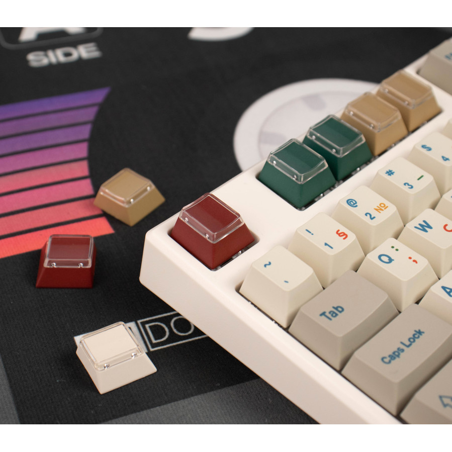 Mixed Light Keycaps PBT cherry Profile Dark/ bright Light DIY custom Keycaps ชุดสําหรับ MX Switches คีย์บอร์ดเครื่องกล