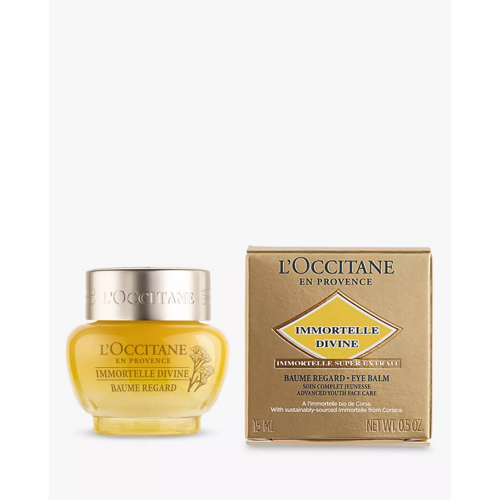 ไม่แท้คืนเงิน L'Occitane Immortelle Divine Eye Balm 15ml.ครีมบำรุงรอบดวงตา ช่วยลดเลือนริ้วรอยร่องลึกและกระชับผิว