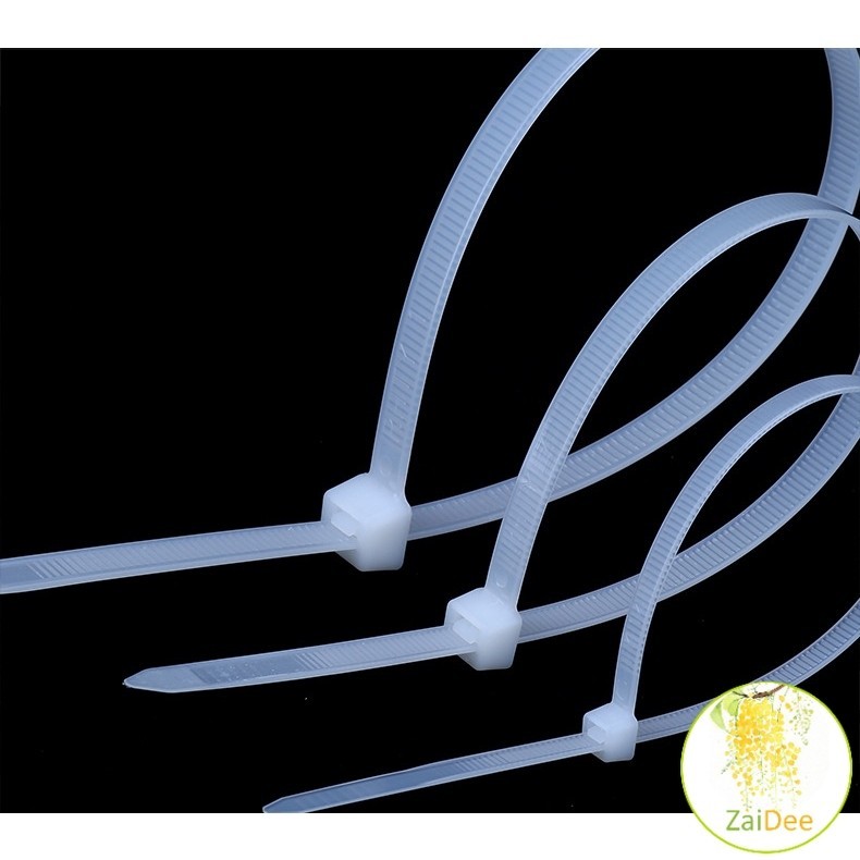 เคเบิ้ลไทร์ ถุงละ 100 เส้น เหนียว รัดแน่น self-locking nylon cord - รูปที่ 6