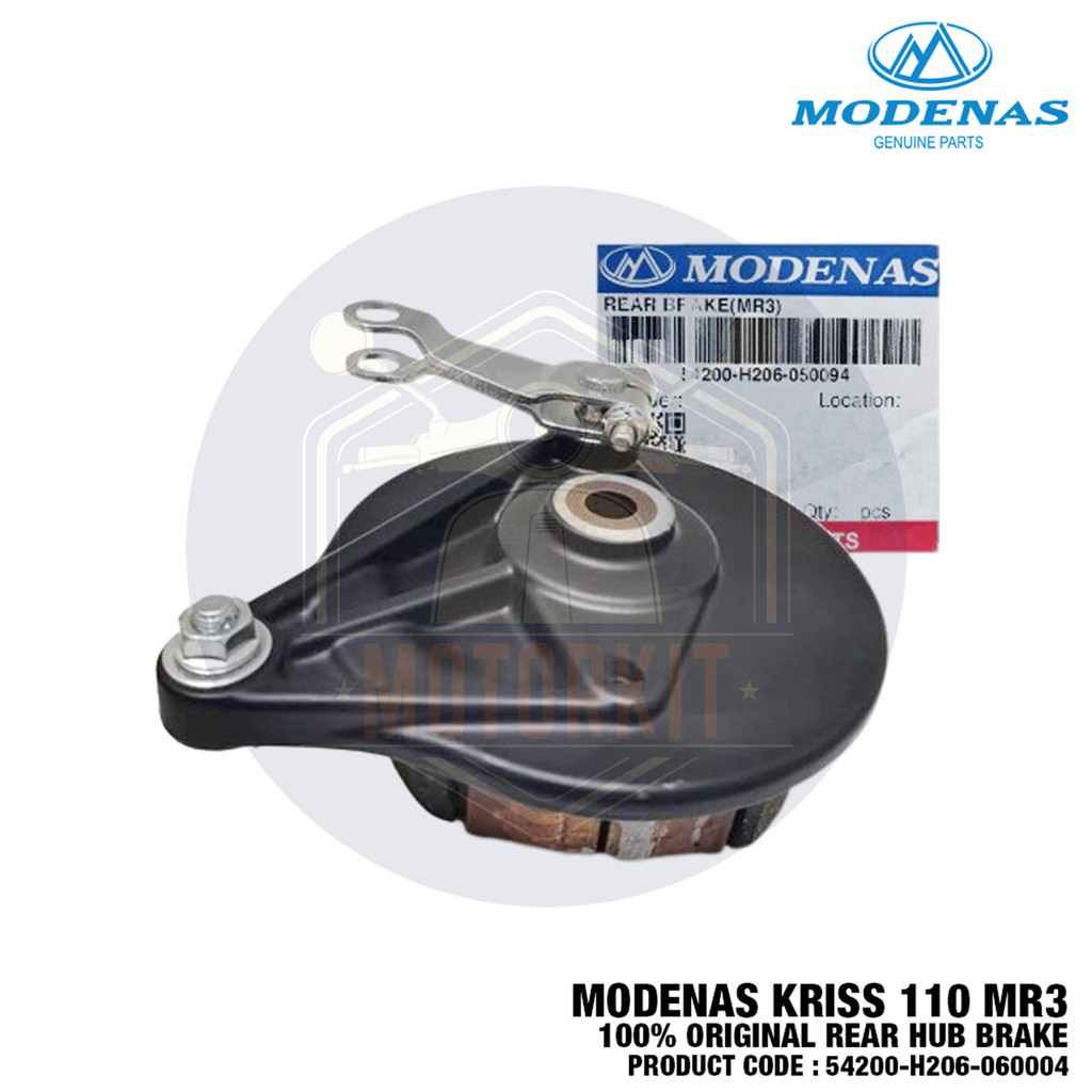 MODENAS KRISS 110 MR3 EURO เบรคฮับด้านหลัง 3 ช่อง BELAKANG 54200-H206-060004