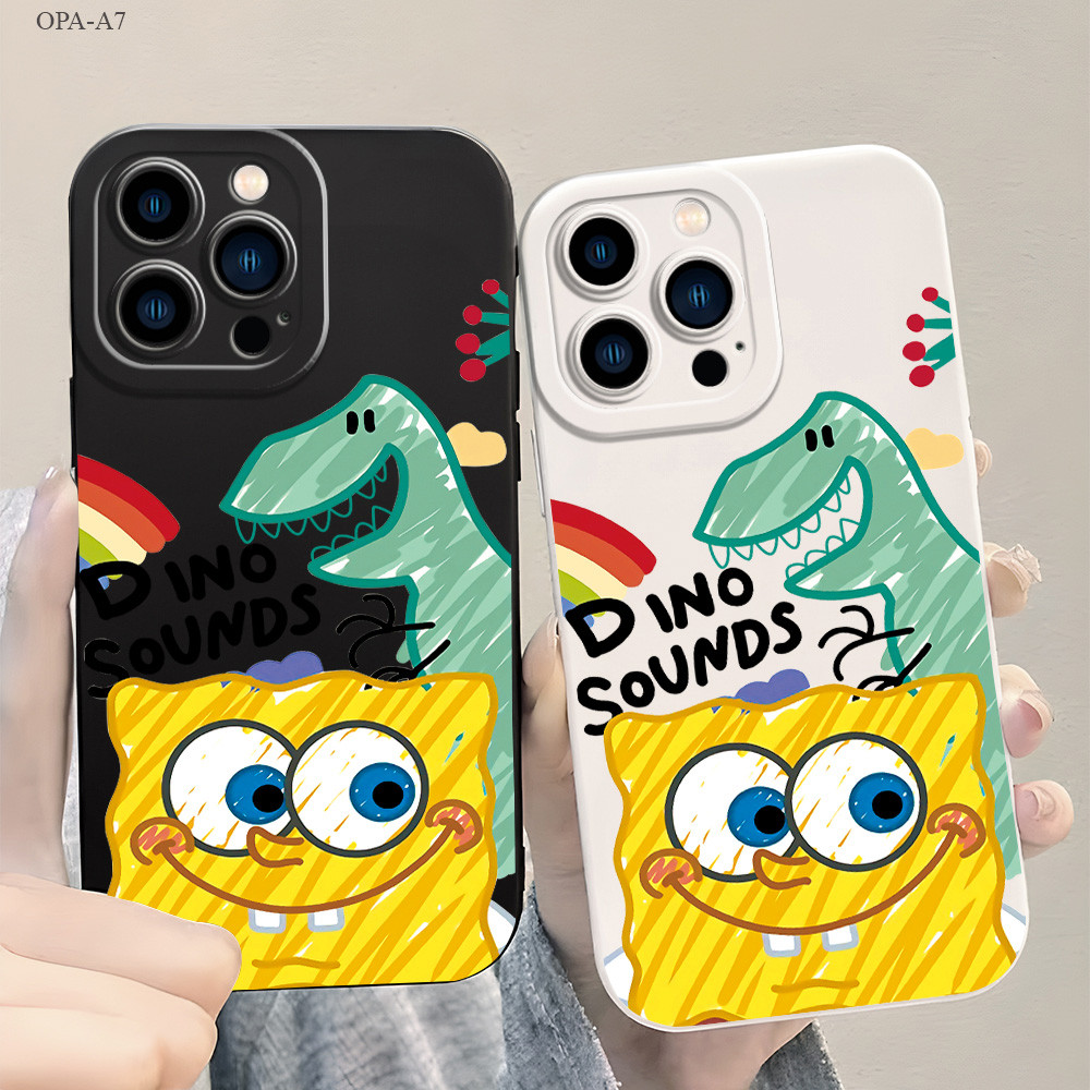 OPPO A7 A5S A12 A9 A31 A3S A53 A15 A15S A16 A93 A76 A36 A96 A57 A77S Reno 8Z 7Z 5G 2020 2022 เคสออปโป้ Dino Sounds เคส