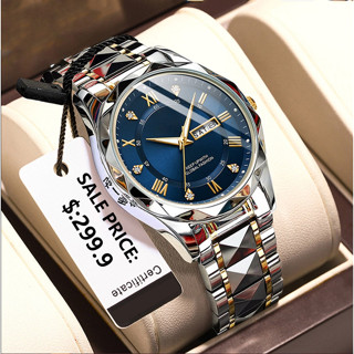 กันน้ําบุรุษนาฬิกาควอตซ์ธุรกิจนาฬิกาสําหรับผู้ชายเดิมเงินสแต…