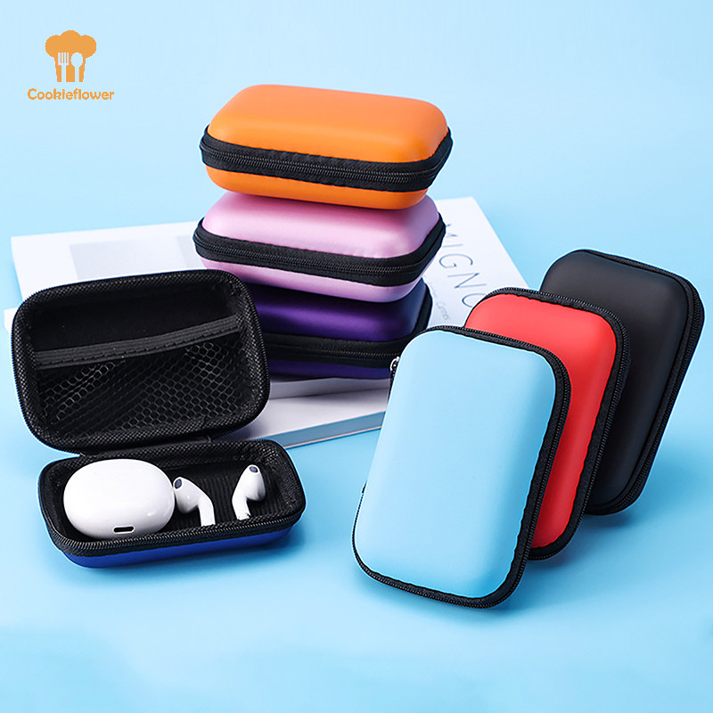 Ckfr กระเป๋าเก็บของสําหรับเดินทางเคสชาร์จสําหรับหูฟังแพ็คเกจกระเป๋าซิปแบบพกพา Travel Cable Organizer Electronics Storage ใหม่