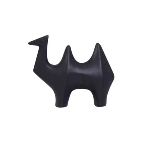 room_shop101 LOCAL รูปปั้นตกแต่งเซรามิค HP424-W/B 4x13.7x11.2cm