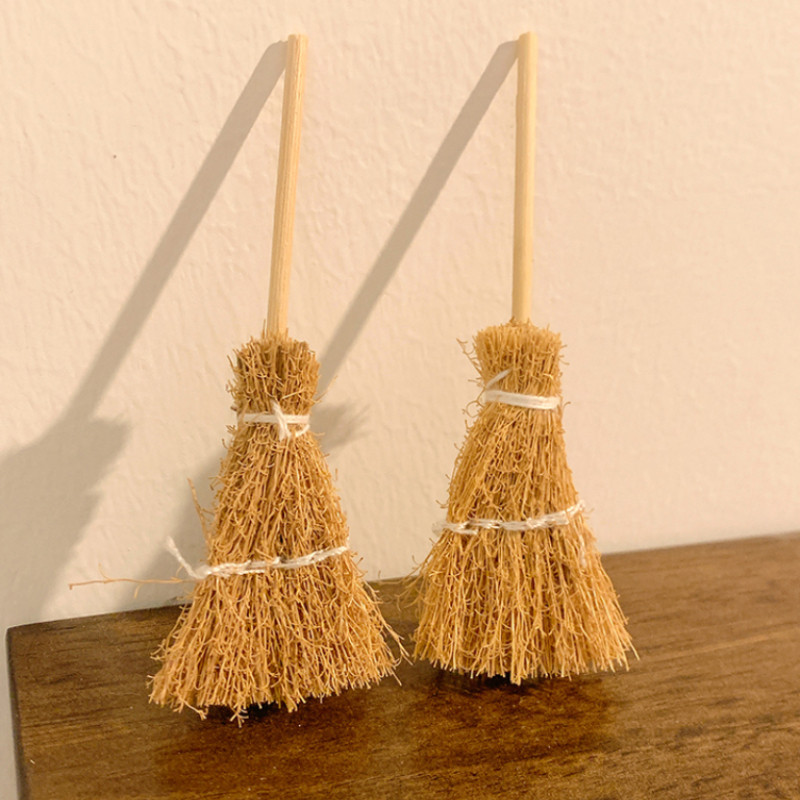 Broomstick กิ๊บติดผมผู้หญิงด้านข้าง Bangs คลิปตลก Creative Headwear