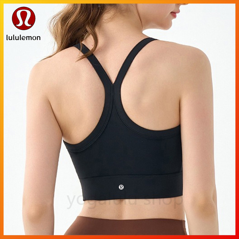 Lululemon ชุดชั้นในกีฬาโยคะเซ็กซี่ Fixed Bra DSB742