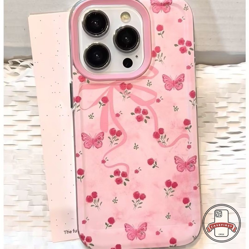 แฟชั่นผีเสื้อโรแมนติกแฟชั่นดอกไม้สดสำหรับ เคส Realme C53 C67 C15 C51 C21 C55 C12 C35 C11 C25 8i 6i 5i 11 5 C20 C25Y C31 - รูปที่ 2