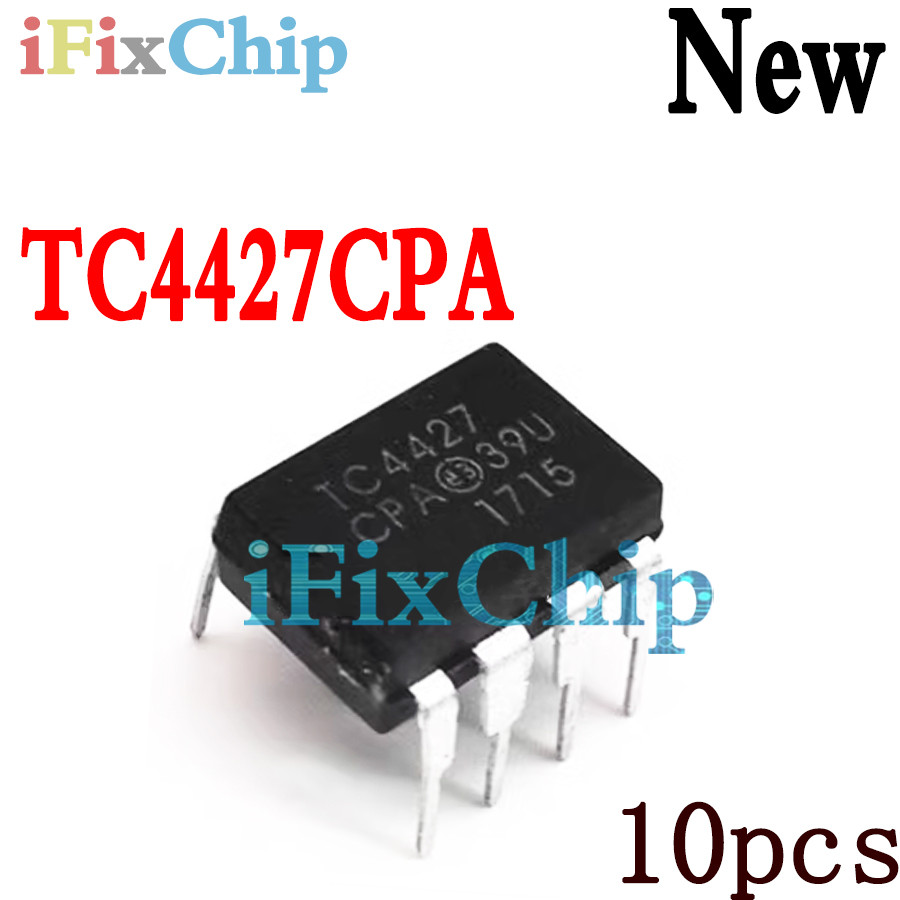 10 ชิ้นแบรนด์ใหม่ TC4427CPA DIP8 TC4427 4427CPA TC4427EPA