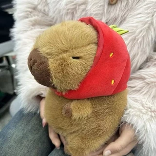ตุ๊กตาคาปิบาร่านุ่มนิ่ม ขนนุ่มสวมข้อมือ น่ารักและพกพาง่าย เหมาะกับการสะสมและเป็นของขวัญ