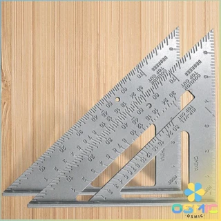 MIC เหล็กฉากสามเหลี่ยม ไม้บรรทัดเหล็ก เครื่องมือวัดมุม ไม้ฉาก triangular ruler