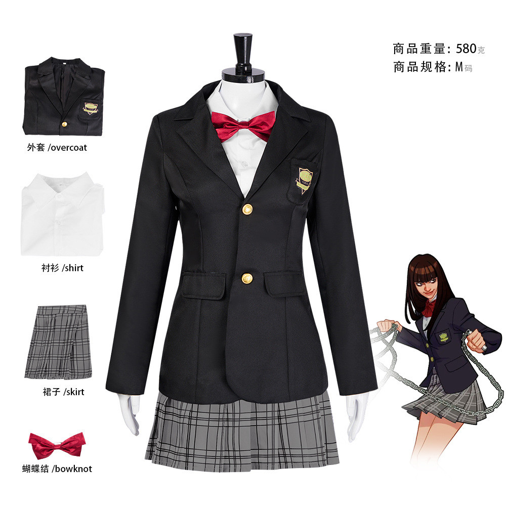 Kill Bill Gogo Yubari ชุดคอสเพลย์บอดี้การ์ดสาวสวย ชุดคอสเพลย์ฮาโลวีนสไตล์วิทยาลัย