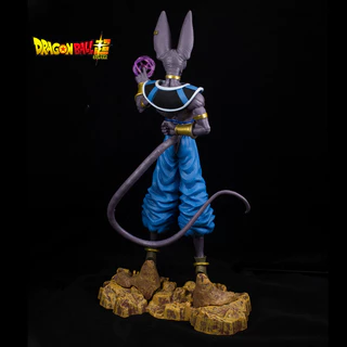 สถานที่ท้องถิ่น 30 ซม.DRAGON BALL Beerus Goku คอสเพลย์ Gods of Destruction Super Saiyan Action Figure รุ่น Q ตุ๊กตาของขวัญเด็กตกแต่งรถเครื่องประดับของเล่นคอลเลกชันตกแต่งบ้านประติมากรรม