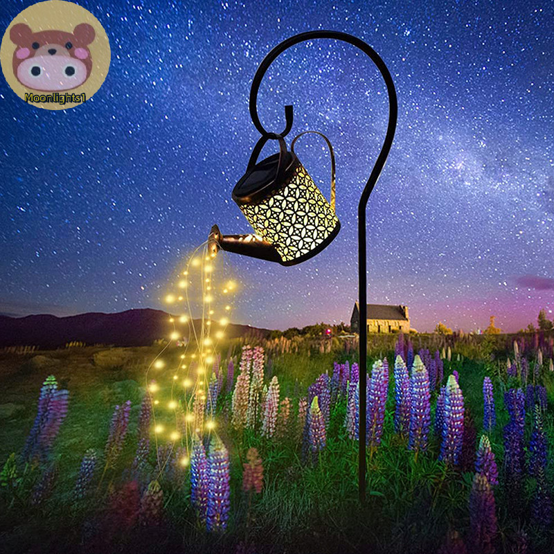 ไฟรดน้ำพลังงานแสงอาทิตย์ LED แขวนตกแต่งน้ำตก กันน้ำกลางแจ้ง สำหรับสวน ลาน ระเบียง (Sun LED EN)