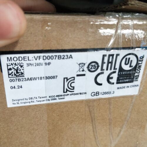 Delta Electronics VFD007B23A Frequency Inverter Drive T82140