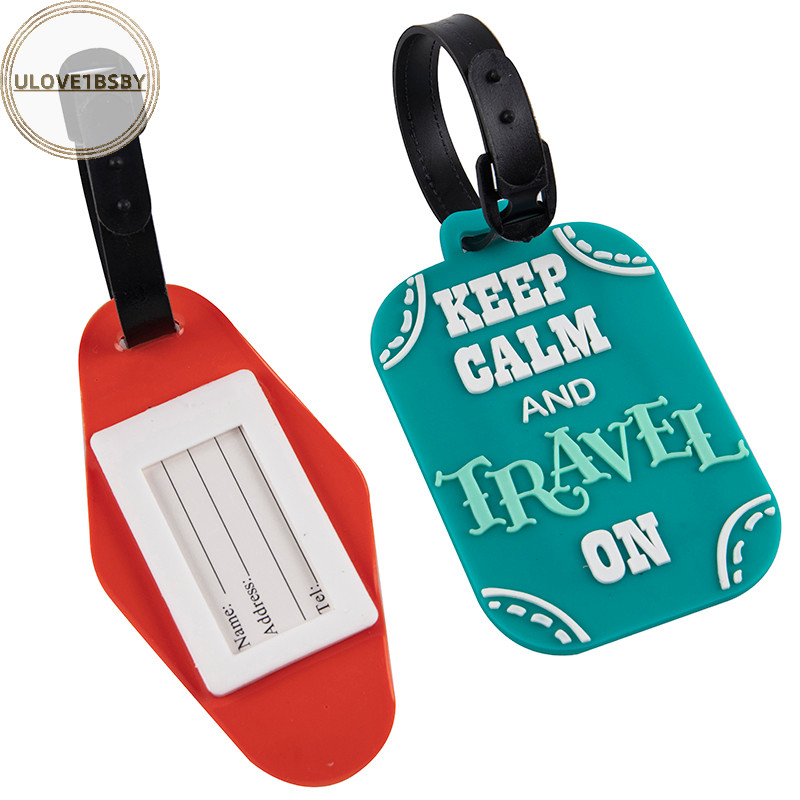 Ulove1bsby อุปกรณ์การเดินทางกระเป๋าเดินทางแท็กเดินทางชื่อ ID Addres Holder Baggage Boarding Tag TH