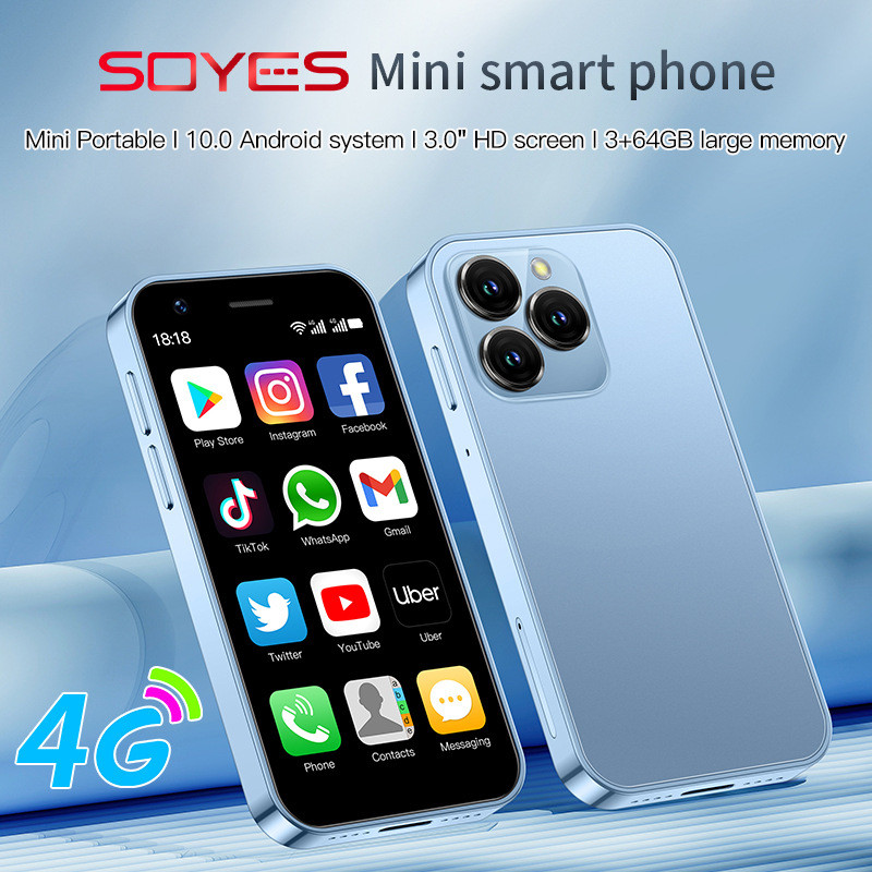 Soyes XS16 4G Ultra Mini Google Store สมาร์ทโฟน Android