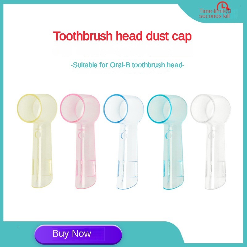 Oral-B ฝาครอบป้องกันหัวแปรงสีฟันไฟฟ้า ฝาครอบกันฝุ่นของหัวแปรงสีฟันเหมาะกับ Oral-B