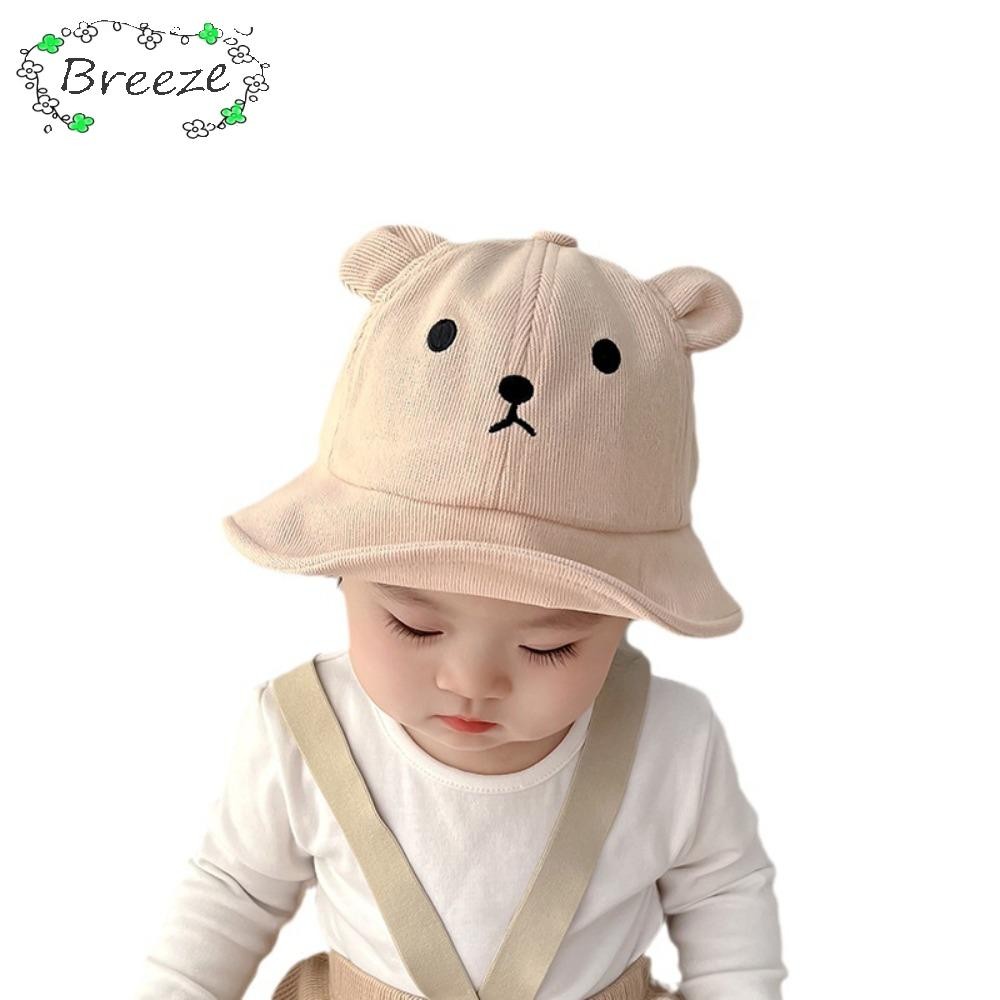 หมวกกันแดด BREEZE หมวกชาวประมงบางน่ารัก แฟชั่นฤดูร้อนป้องกันรังสียูวีหมวกกันแดดระบายอากาศกลางแจ้ง