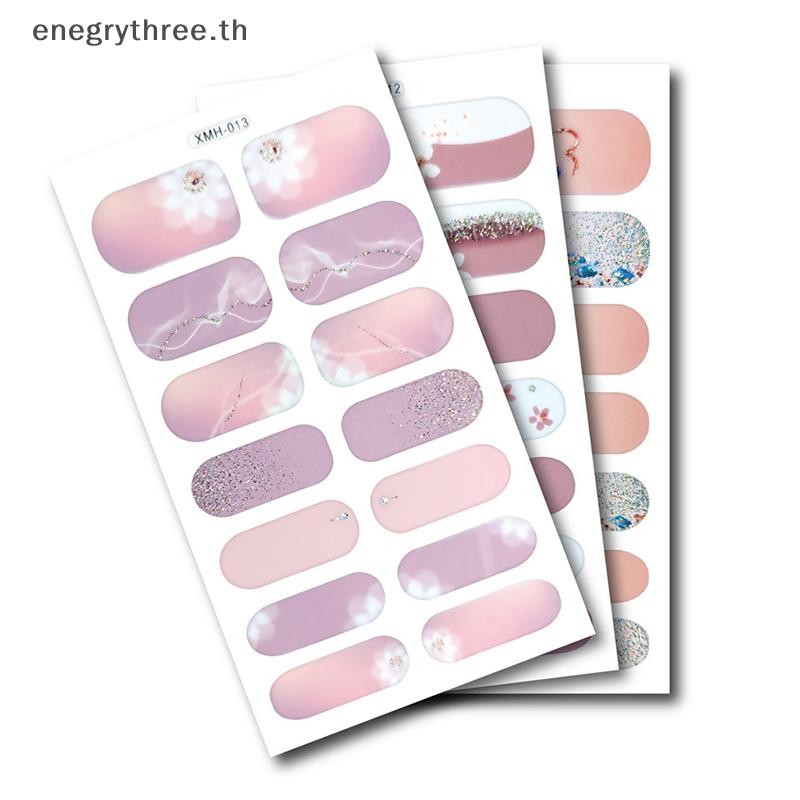 Th & Fashion Nail Art Stickers Self-Adhesive DIY Nail Wraps Full Cover Sticker Decal .