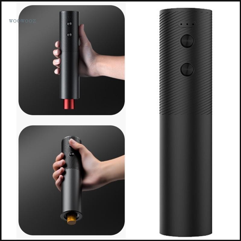 Wow ที่เปิดไวน์ไฟฟ้า 500mAh ที่เปิดไวน์อัตโนมัติ ที่เปิดขวดแบบชาร์จไฟได้ พื้นผิว ABS เหมาะสําหรับ Oc