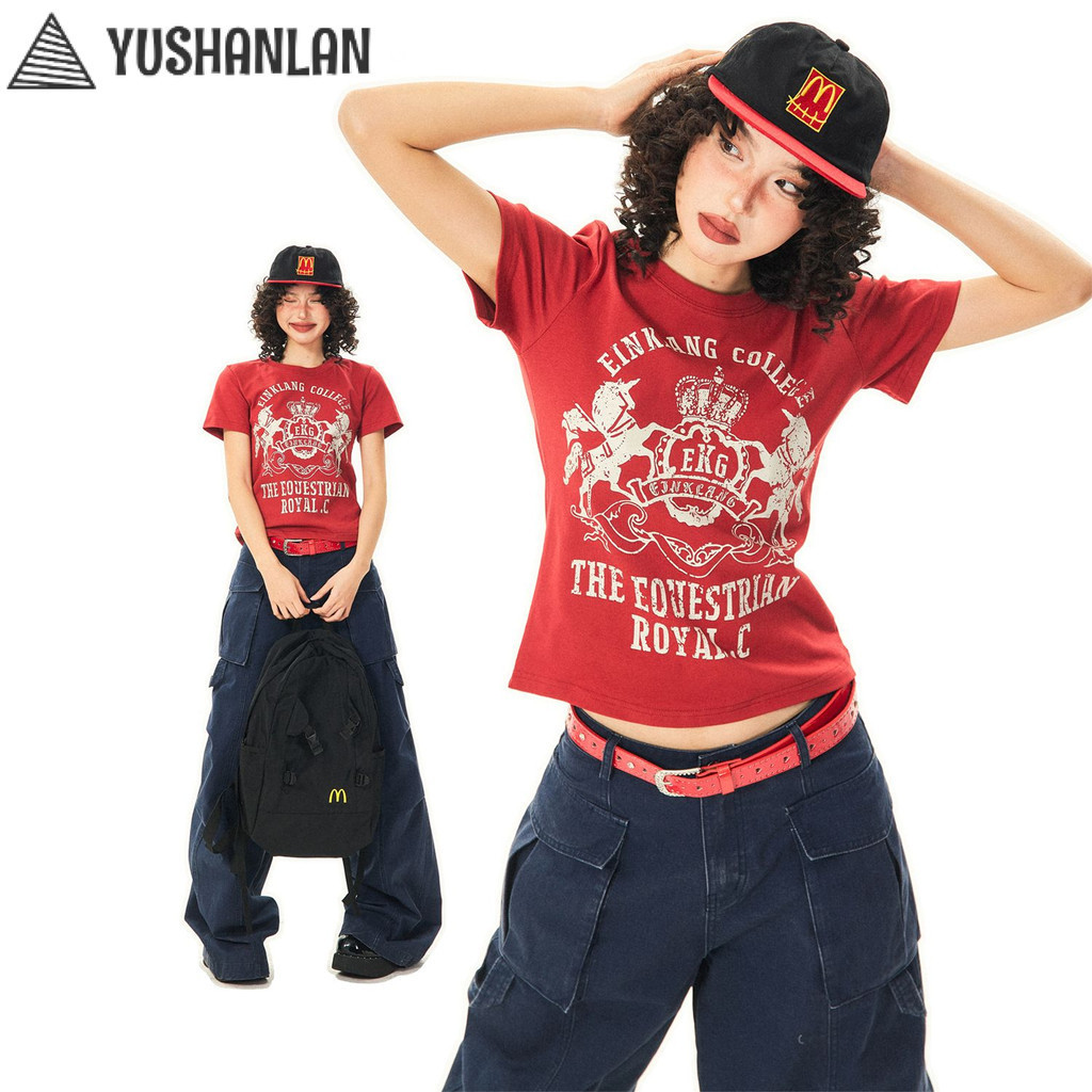 KDASE STORE EINKLANG COLLEGE baby tee top เสื้อเบบี้ทีทรงสวย