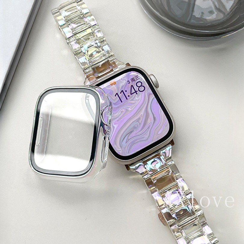 Cover สําหรับ Apple Watch Case Series 10 46 มม.42 มม.Ultra 2 49 มม.อุปกรณ์เสริม Hard PC กันชนป้องกันหน้าจอสําหรับ Iwatch Series 9 8 7 6 5 4 3 41 มม.44 มม.