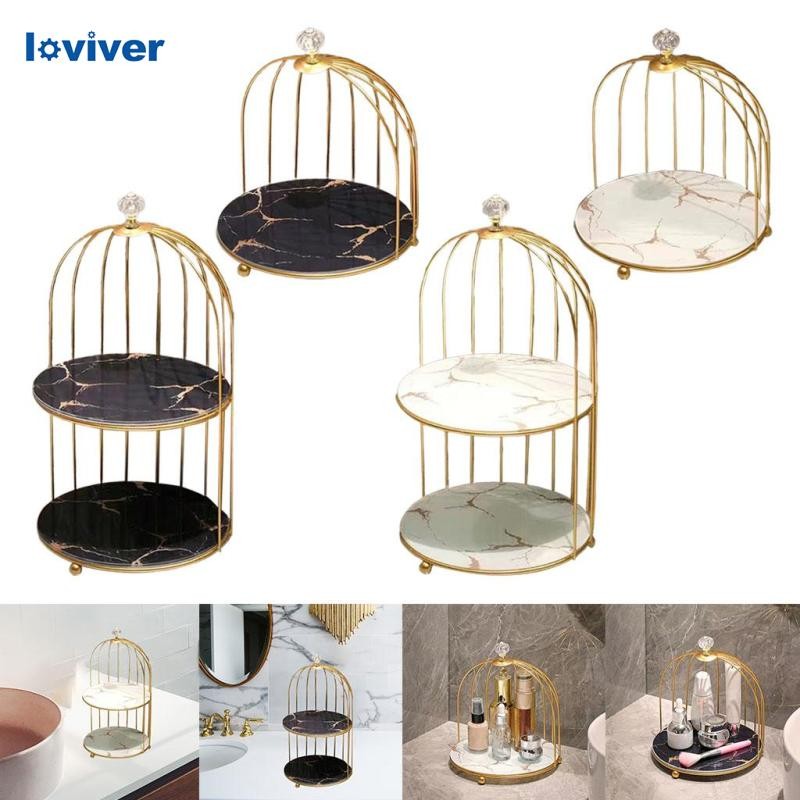 จัดส่งในพื้นที่ของโลหะ เคาน์เตอร์ Organiser Vanity Tray Cosmetic & Makeup