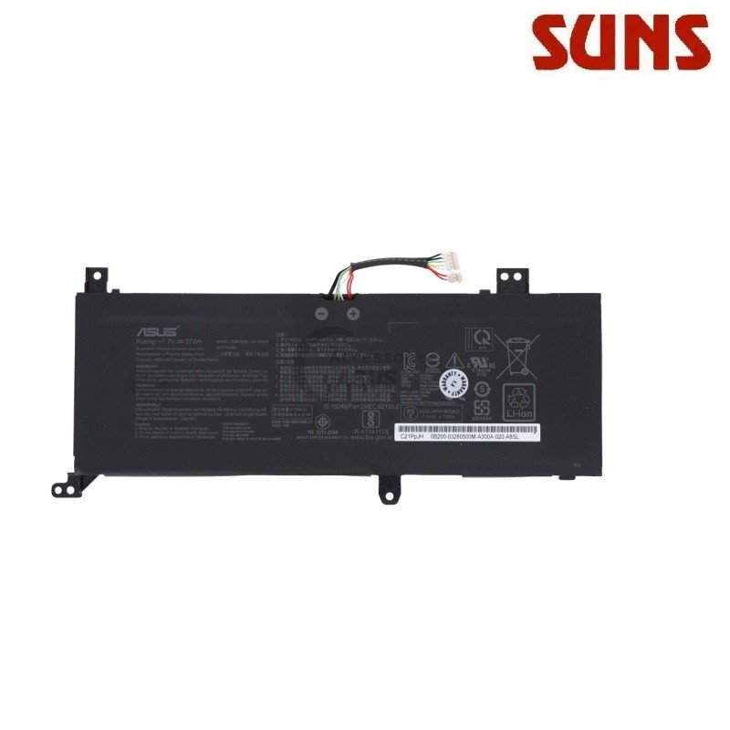 ✿C21N1818 - 2แบตเตอรี่ C21N1818-3สำหรับ Asus VivoBook 14 X412 X412F F412FA F512J