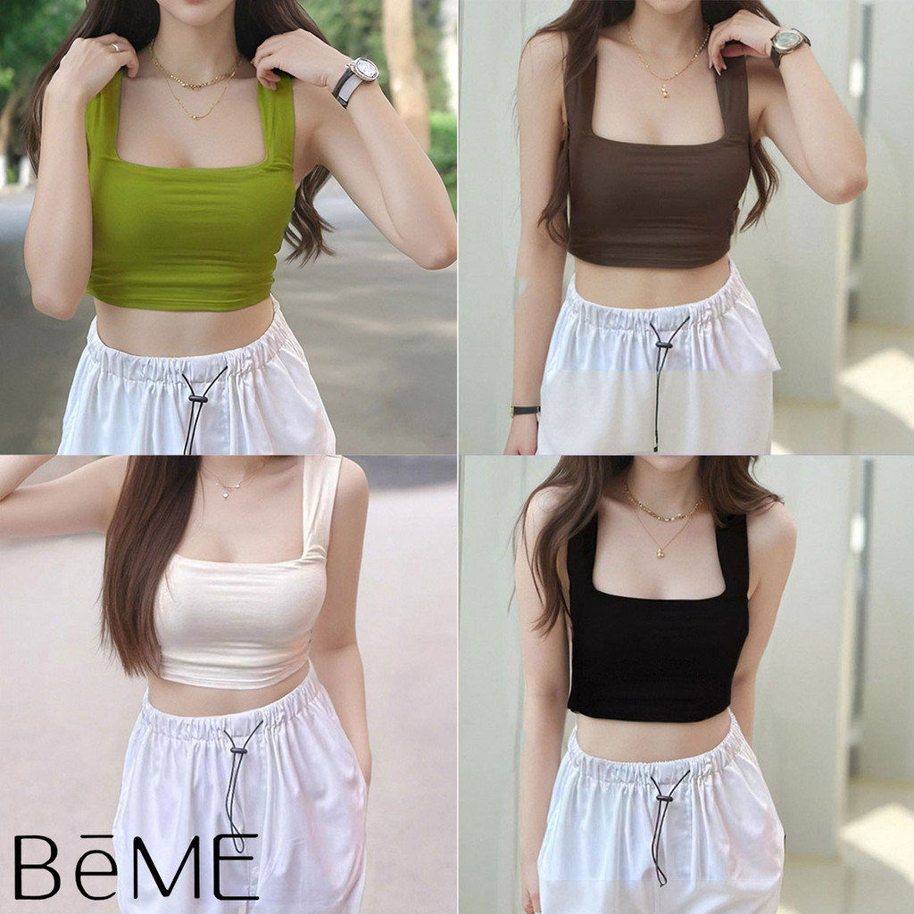 เสื้อแขนกุดสำหรับสาวๆ แบบเซ็กซี่ เอวสูง