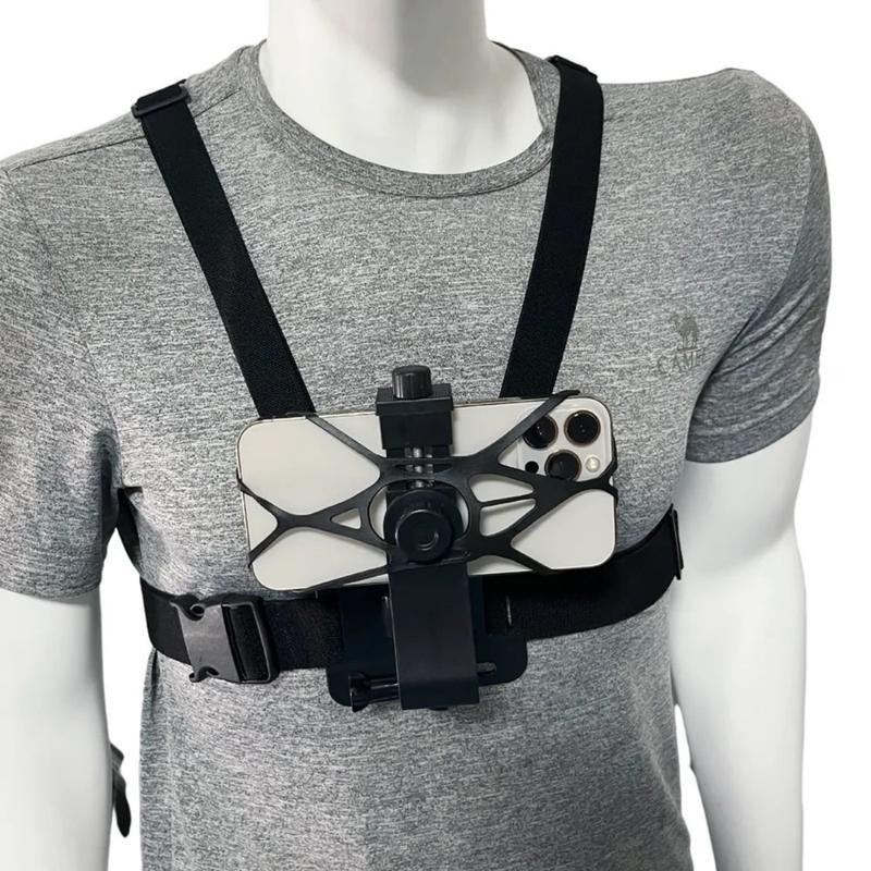 อุปกรณ์เสริมสำหรับกล้องกีฬา Gopro, ฝาครอบป้องกันคลิปหนีบโทรศัพท์มือถือติดหน้าอก, ขี่ถ่ายภาพถ่ายทอดสดสายสะพายไหล่