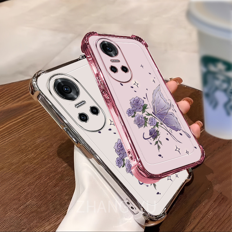 เคส OPPO Reno 10 5G pro เคสโทรศัพท์ ซิลิโคน ป้องกันสี่มุม CHD