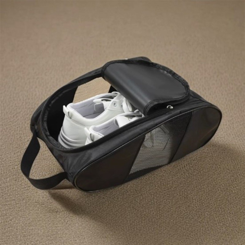 พร้อมแล้ว✈️กระเป๋าใส่รองเท้า กันฝุ่น การเดินทางกลางแจ้ง เก็บรองเท้า กระเป๋าจัด แบบพกพา พร้อมช่องระบายอากาศ - รูปที่ 5