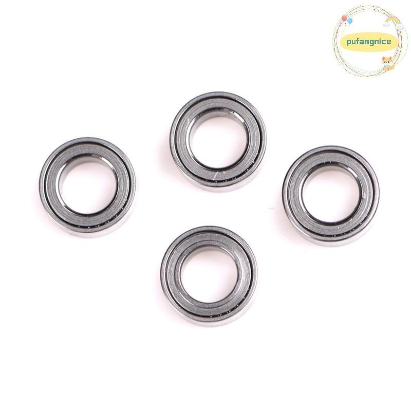 Pufangnice 4pcs ตลับลูกปืน MR74ZZ 4*7*2.5 4x7x2.5 มม.โลหะ shield MR74Z ตลับลูกปืนใหม่ TH