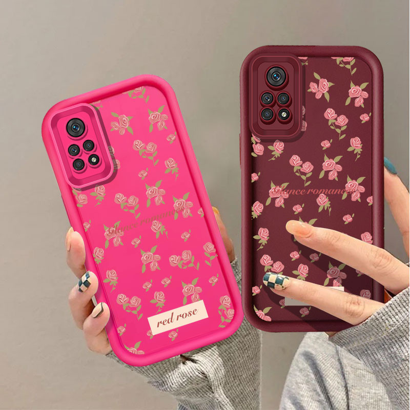 Fragrant Red Roseเคสโทรศัพท์สําหรับOPPO A16K A16E A36 A76 A58 A74 A95 A83 F11 Pro F5 F7 F9 Reno 2f 2z 5 8 8tแฟชั่นนุ่มสวมใส่กรณี