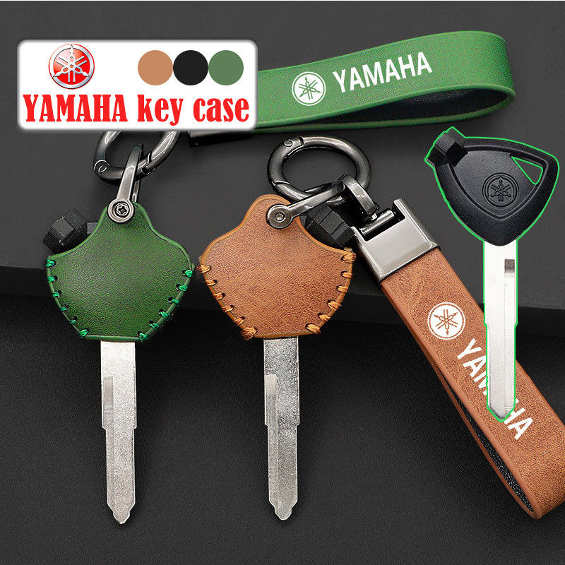 Yamaha Xunying Fuxi As125 Qiaoge เคสกุญแจรถ YAMAHA ปลอกกุญแจหนังแท้ ปลอกกุญแจ YAMAHA พวงกุญแจ