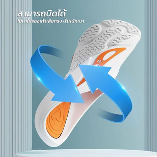รองเท้าแตะทรงสปอร์ต พื้นนุ่ม ใส่สบาย บิดงอได้ ไม่เสียทรง มีให้เลือกทั้งหมด 4 สี พร้อมส่งจากไทย