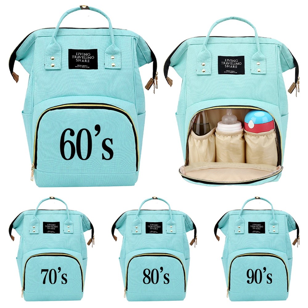 Mommy Bag Waterproof Diaper and Bottle Storage Backpack Large Capacity Travel Organizer Bag Nappy Ba
