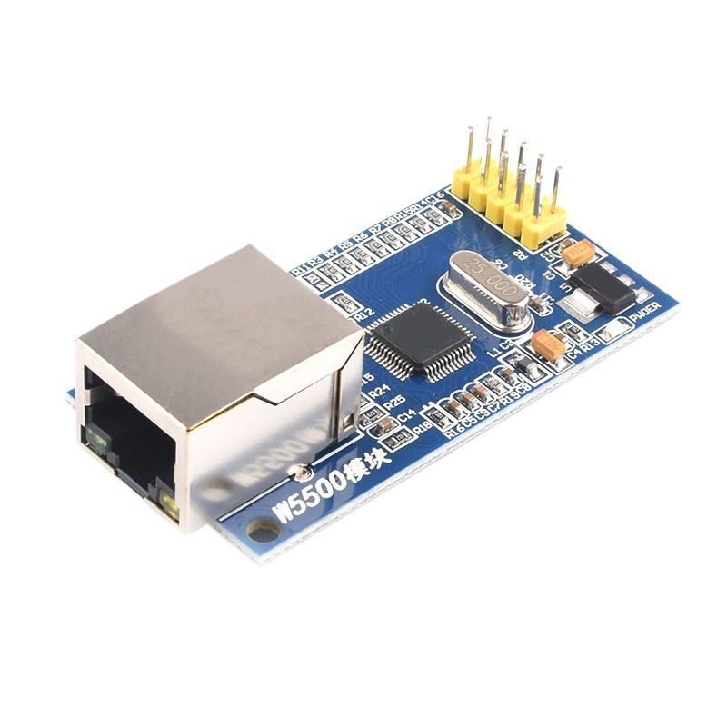 W5500 Ethernet Shield LAN โมดูลเครือข่ายสนับสนุน TCP/IP 51/ STM32 Microcontroller โปรแกรม 32k Bytes 