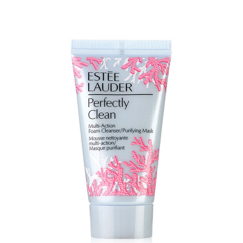 ESTEE LAUDER Perfectly Clean Multi-Action Foam Cleanser /Purifying Mask 30ml