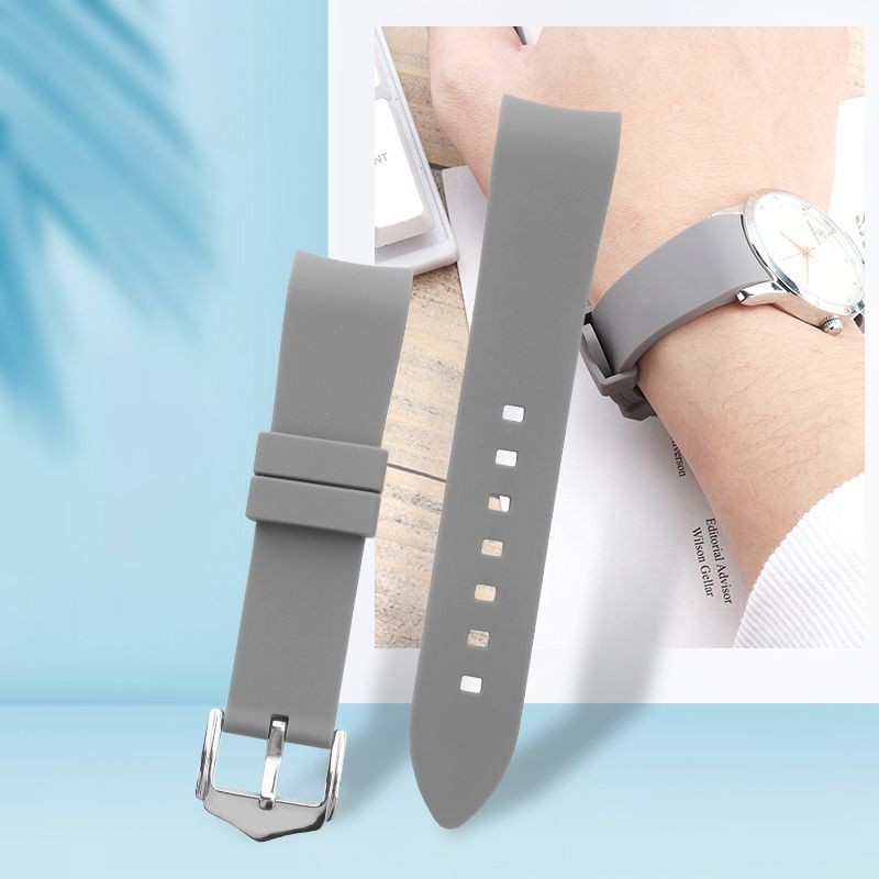 สายนาฬิกา Mido ปรับให้เข้ากับ Original M005 Helmsman 8600 Baroncelli Commander สายนาฬิกายาง 22mm