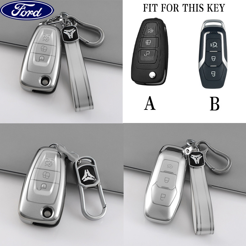 ออกแบบใหม่กรณีกุญแจรถสําหรับ Ford Ranger/Everest/Ranger XLT พับ Key Case Ford พวงกุญแจ