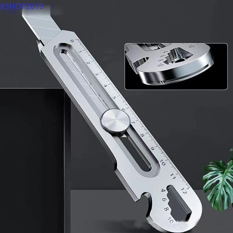 Cutter สแตนเลส 18 มม.เครื่องตัดกล่องยูทิลิตี้,6 In 1 มัลติฟังก์ชั่นสแตนเลส Heavy Duty Utility มีด 18 มม. ข้อมูลจําเพาะ