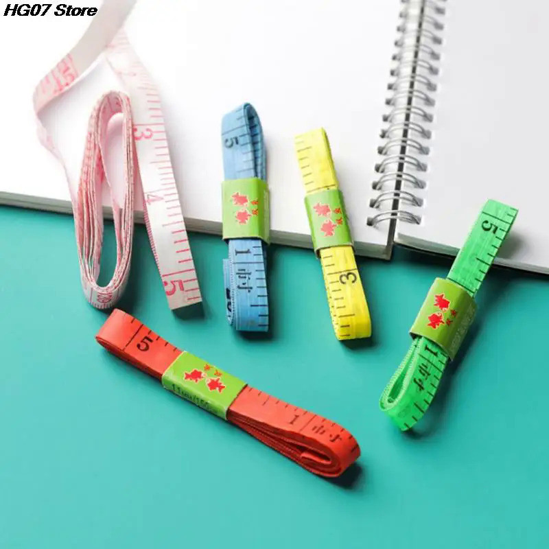 New .5m Body Measuring Ruler Sewing Tailor Tape Measure Mini Soft Flat Ruler Centimeter Meter Sewing