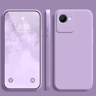 เคส Realme Narzo 50i Prime สีทึบ Realme Narzo 50i Prime เคสป้องกันซิลิโคนป้องกันการตกสีธรรมดาเรียบง่าย YT