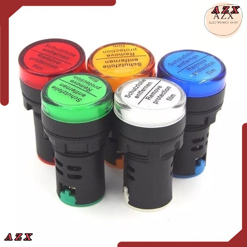 ถูกสุด!! Lamp หลอดไฟโชว์ AD16-22D/S หลอดแลมป์ LED ขนาด 22มิล มี 5สี 12V 24V 220Vสินค้าพร้อมส่ง