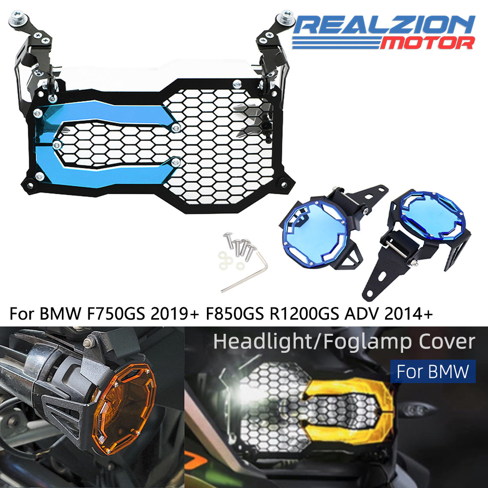 F750gs F850GS ฝาครอบไฟหน้าหมอกโคมไฟย่างไฟเลี้ยว Guard ป้องกันสําหรับ BMW R1200GS R1250GS