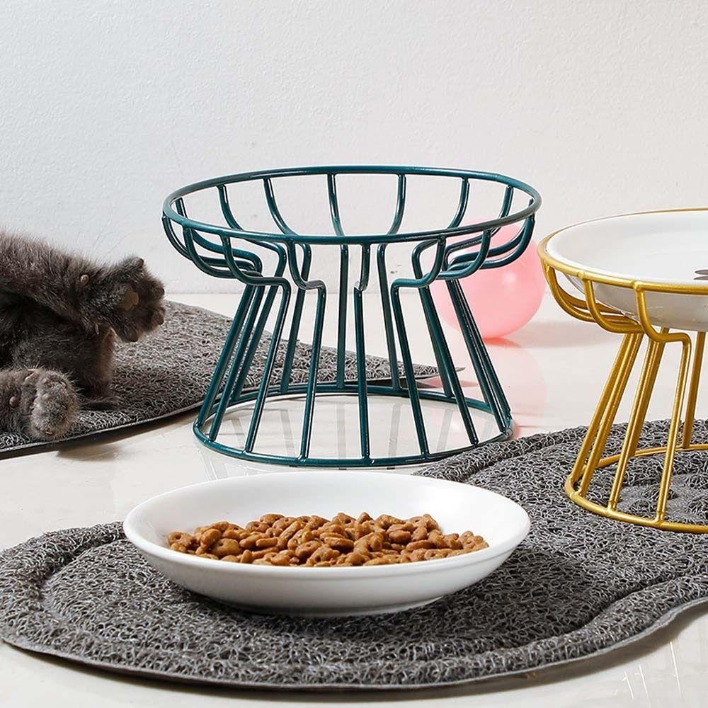 Possney ชามอาหารแมว Anti-cervical Spondylosis สูง Cat Feeder เครื่องดื่มสําหรับสุนัขแมวขนมขบเคี้ยวจานกระป๋อง Elevated Pet Feeder ชาม