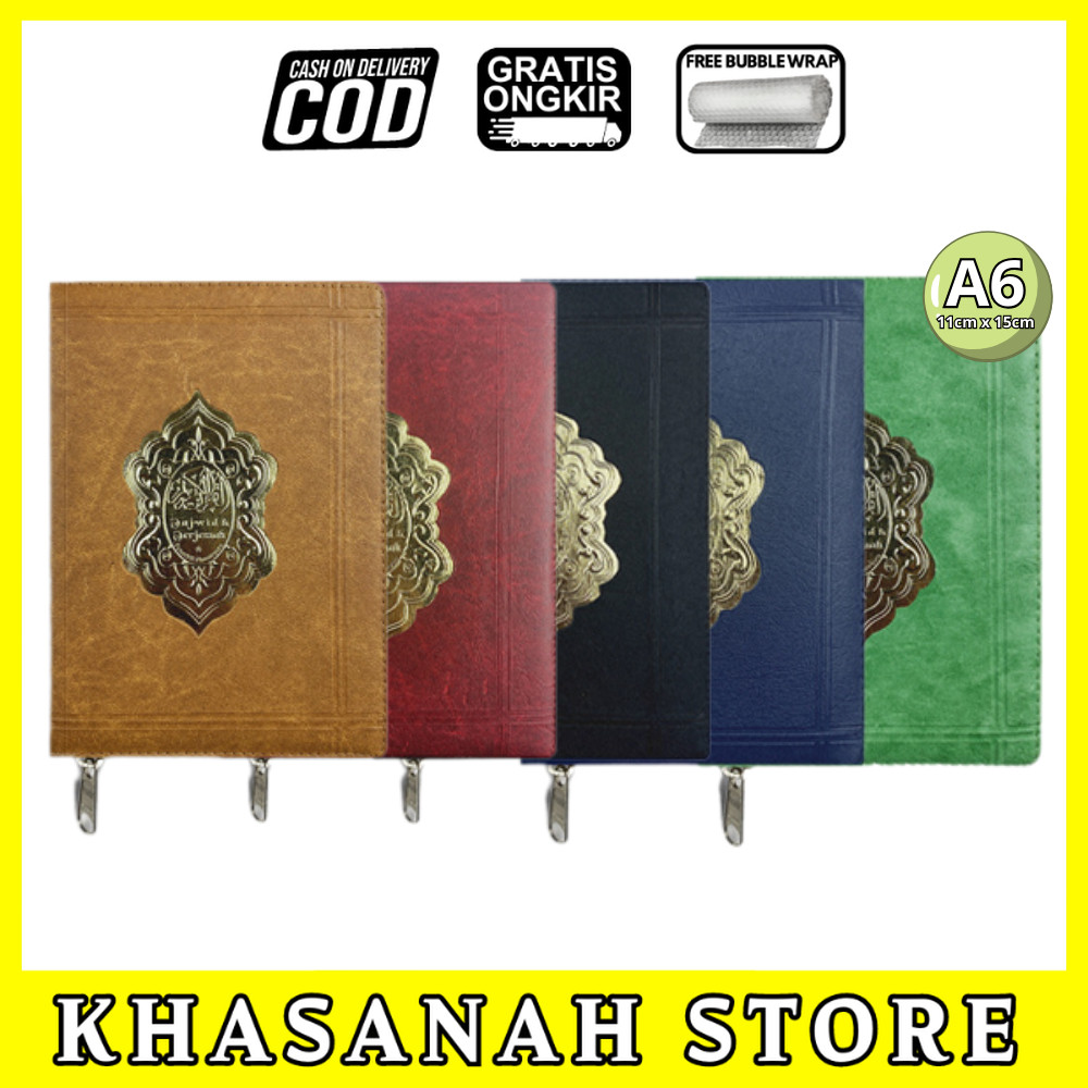 การแปลภาษาทักทายขนาดเล็ก Nisfu Zipper Al Quran Tajwd Easy Color Publishing Dipoonegoro
