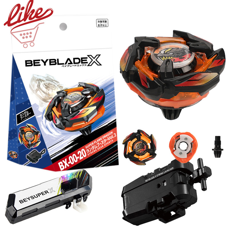 Beyblade X BX00-20 Dran Dragger BX-20 Beyblade Xtreme พร้อม Launcher Led Grip ชุดสําหรับ Beyblade Burst ของเล่นเด็กสําหรับเด็กของขวัญวันเกิดเด็ก